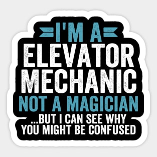 Elevator mechanic Sticker